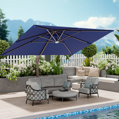 LED Economical  Patio Umbrellas Outdoor Umbrella with Lights